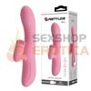 Vibrador estimulador de punto g con masajeador de clitoris rotativo